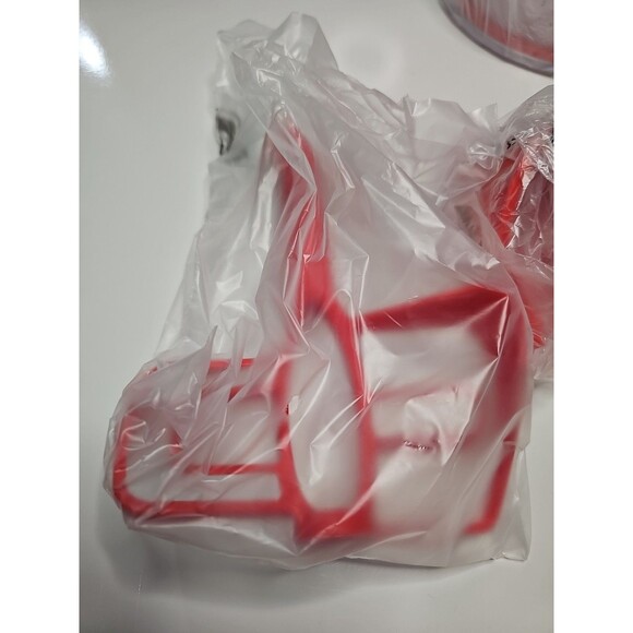 NEW Tupperware Power Chef Food Processor Chopper Whisk Funnel 5.5 Cups Chili Red - Picture 3 of 6